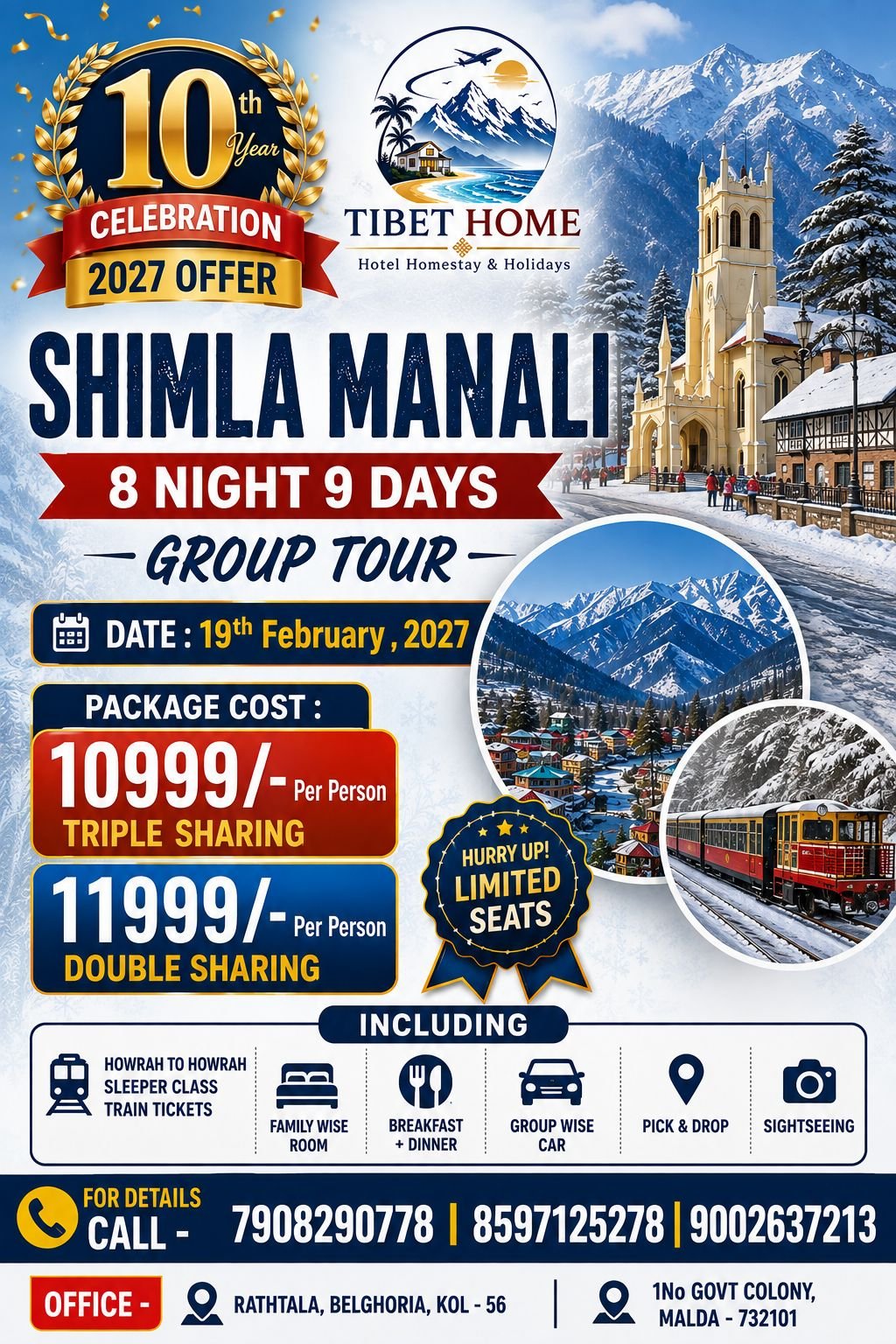 SHIMLA-MANALI GROUP TOUR